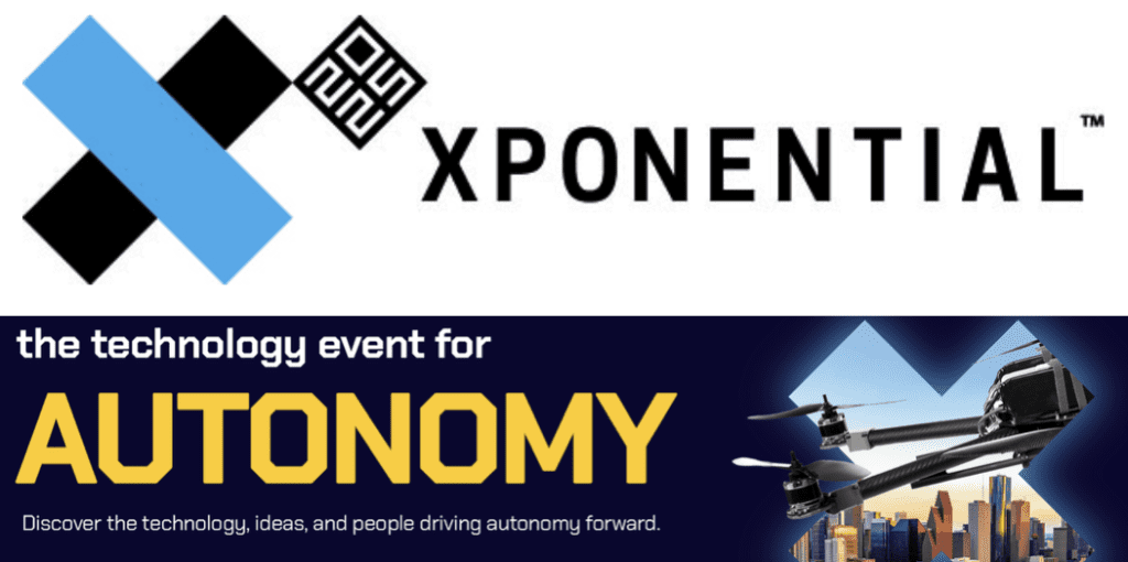 XPONENTIAL-banner graphic showing name and theme of the conference