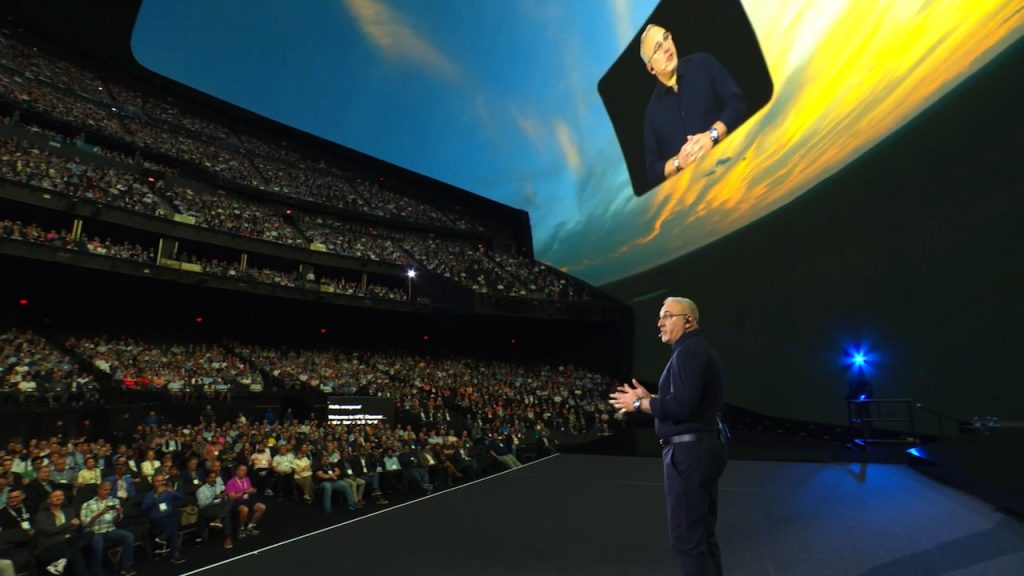 View from the stage at HPE Discover June 2025