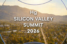 a graphic showing the title of the Hg leadership event